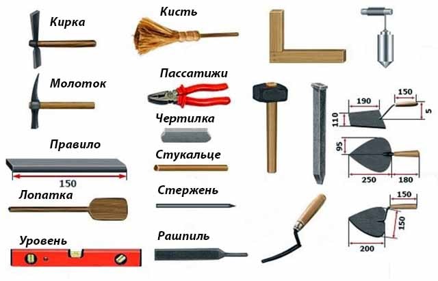 Инструментарий мастера печника