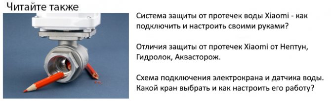 защита от протечек воды как подключить и настроить своими руками