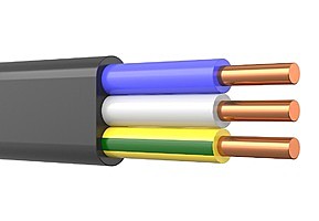 Кабель медный ВВГнг-LS П 3х 6 ГОСТ (150)