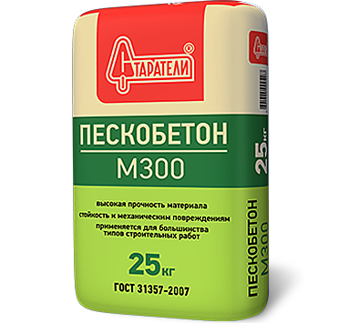 Пескобетон 25кг Мешок Старатели М300 63