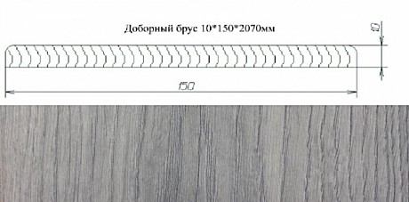 Добор 150*2070 Дуб дымчатый (5)***