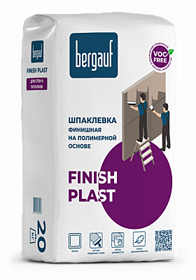 Шпатлевка 20кг финишная  полимерная Finish PLAST BERGAUF 64***