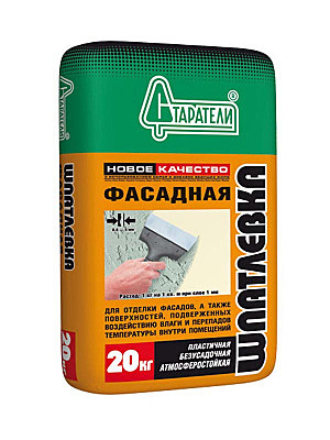 Шпатлевка 20кг  цементная Фасадная Старатели 77