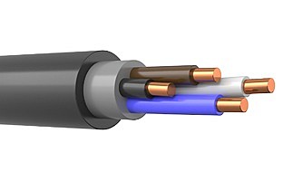 Кабель медный ВВГ-нгLS П 4*10 ГОСТ черный